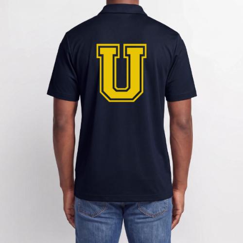 Letter U – Capital Athletic Alphabet Monogram - Adidas Performance Polo
