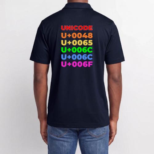 Hello, in unicode - Adidas Performance Polo
