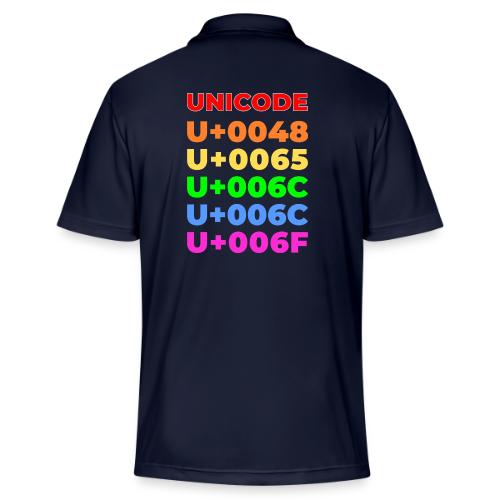 Hello, in unicode - Adidas Performance Polo