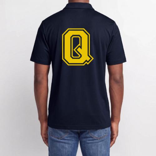 Letter Q – Capital Athletic Alphabet Monogram - Adidas Performance Polo