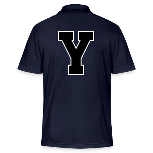 Varsity Letter Y Collegiate Alphabet Art - Adidas Performance Polo