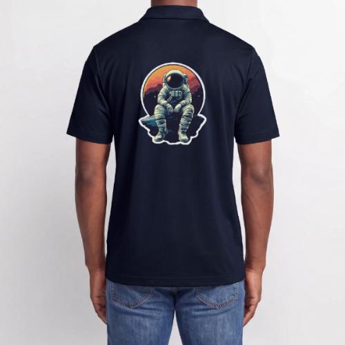 Astronaut in the Void - Adidas Performance Polo