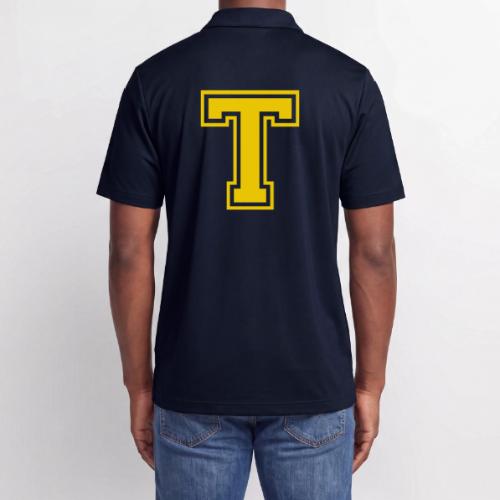 Letter T – Capital Athletic Alphabet Monogram - Adidas Performance Polo