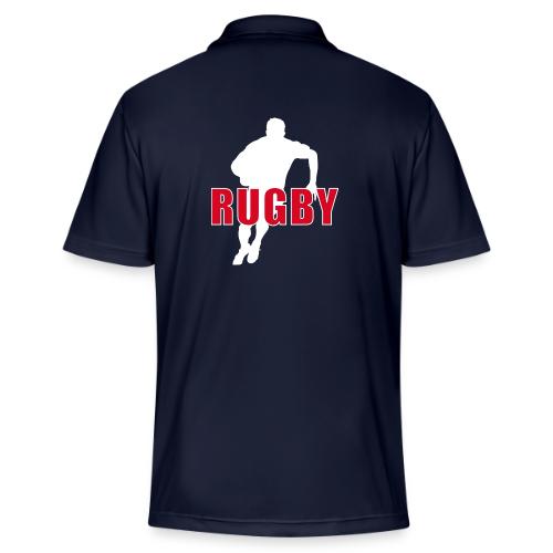 Bold Rugby Action Silhouette - Adidas Performance Polo