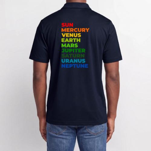 Color the solar system - Adidas Performance Polo