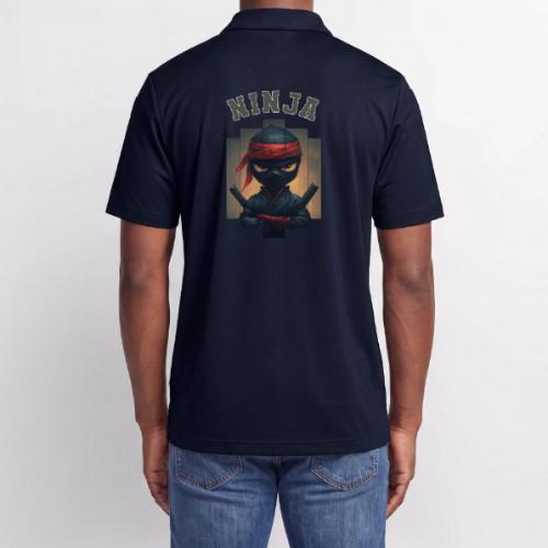Cartoon Ninja Vibes - Adidas Performance Polo