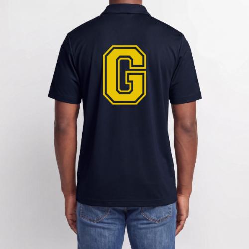 Letter G – Capital Athletic Alphabet Monogram - Adidas Performance Polo