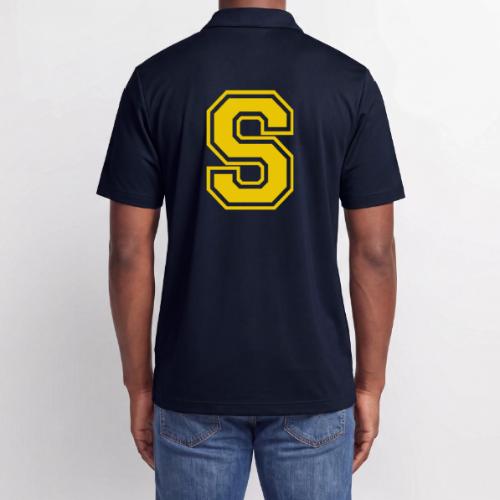 Letter S – Capital Athletic Alphabet Monogram - Adidas Performance Polo