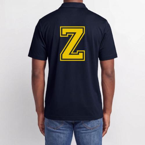 Letter Z – Capital Athletic Alphabet Monogram - Adidas Performance Polo