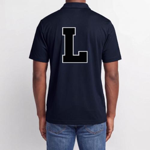 Varsity Letter L Athletic Monogram - Adidas Performance Polo