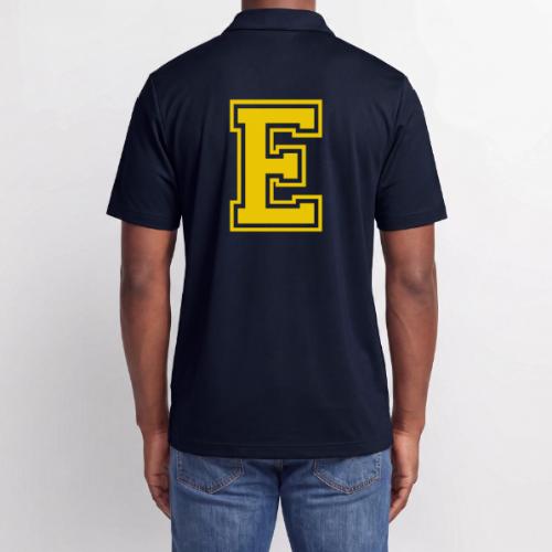 Letter E – Capital Athletic Alphabet Monogram - Adidas Performance Polo