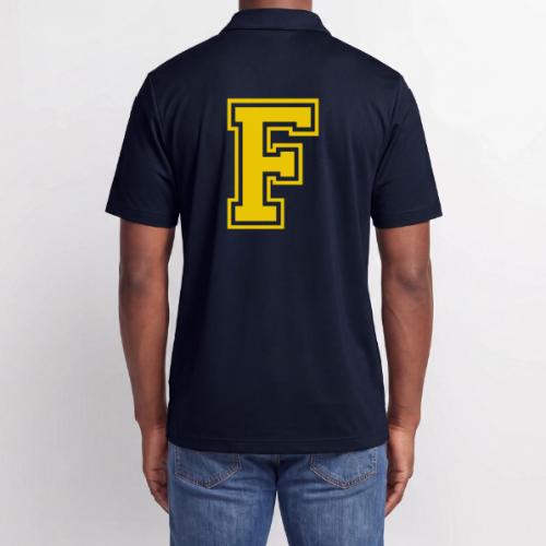 Letter F – Capital Athletic Alphabet Monogram - Adidas Performance Polo