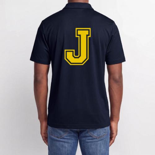 Letter J – Capital Athletic Alphabet Monogram - Adidas Performance Polo