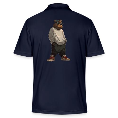 Urban Streetwear Bear Cool Apparel Design - Adidas Performance Polo