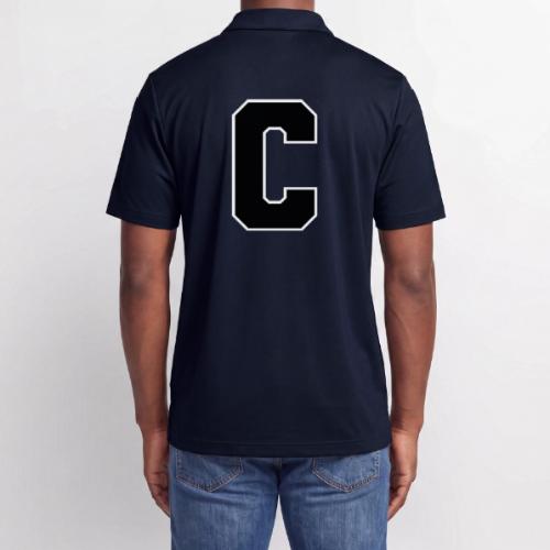 Varsity Letter C Collegiate Monogram - Adidas Performance Polo