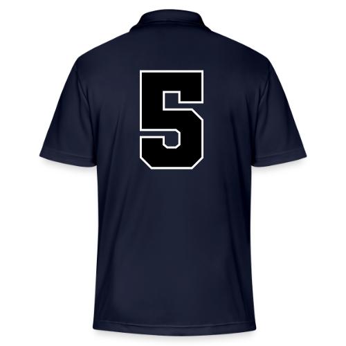 Varsity Number 5 Athletic Design - Adidas Performance Polo