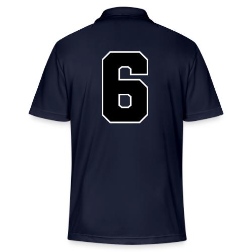 Varsity Number 6 Sports Font - Adidas Performance Polo