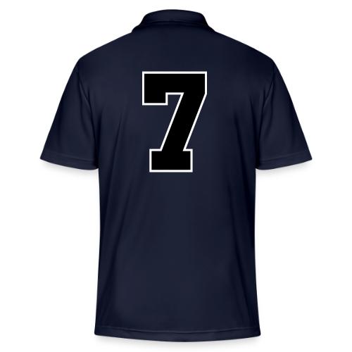 Varsity Number 7 Athletic Look - Adidas Performance Polo