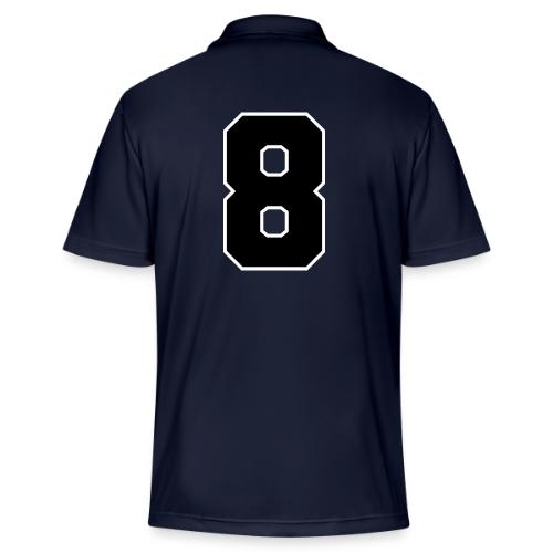 Varsity Number 8 College Style - Adidas Performance Polo