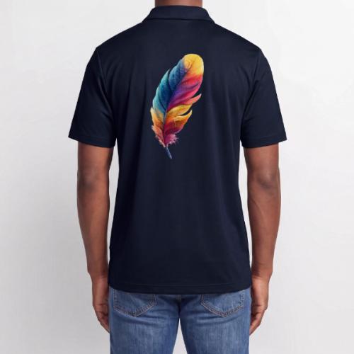 Rainbow Flight Feather - Adidas Performance Polo