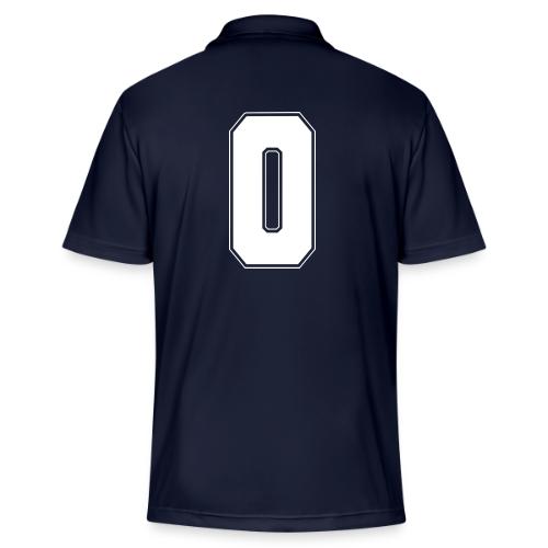 White Letter O – Varsity Alphabet Monogram - Adidas Performance Polo