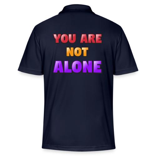 You Are Not Alone – Inspirational Word Art - Adidas Performance Polo