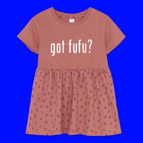 gotfufu-white - Infant Baby Rib Dress