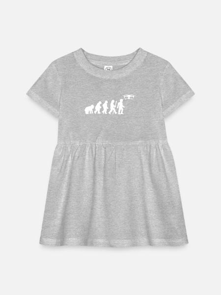 Drone Pilot Evolution Quadcopter - Infant Baby Rib Dress -  - Front