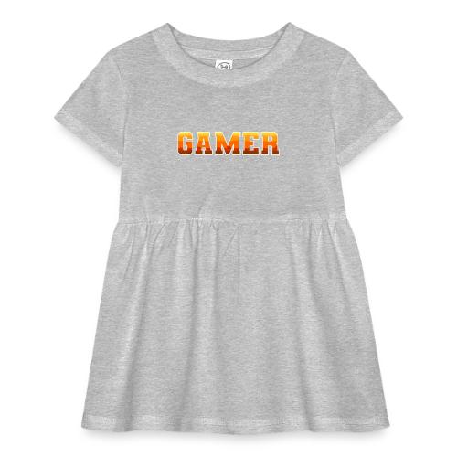 Gamer Varsity Gradient Design for Apparel - Infant Baby Rib Dress