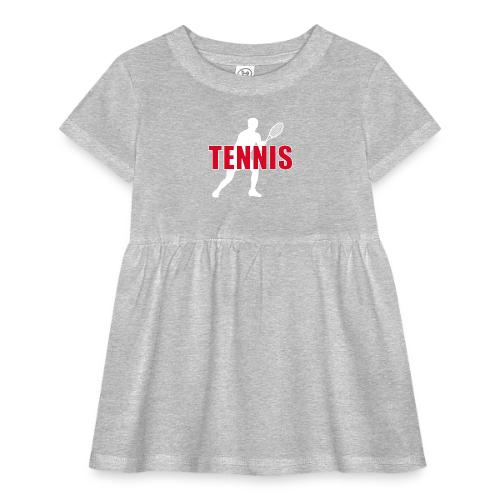 Red Court Tennis - Infant Baby Rib Dress