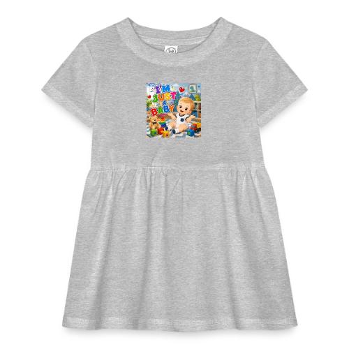 I'm Just A Baby -Boy-W - Infant Baby Rib Dress