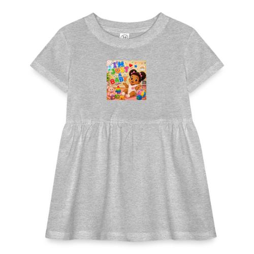 I'm Just A Baby -Girl-B - Infant Baby Rib Dress
