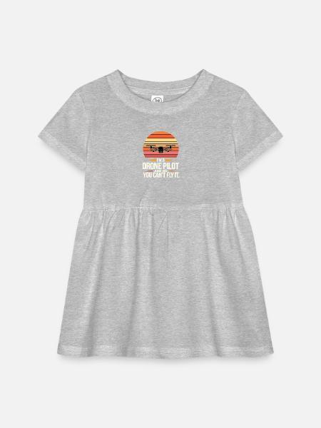 Drone Pilot for a Drone Pilot - Infant Baby Rib Dress -  - Front