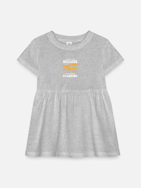 RC Plane Aircraft Model Airplane - Infant Baby Rib Dress -  - Front