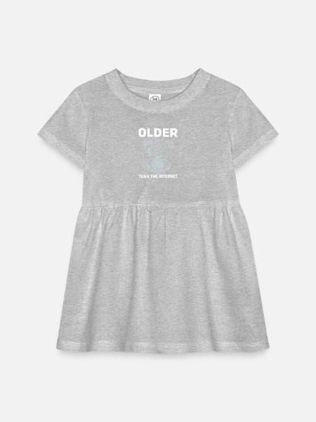 Rotary Dial Phone - Infant Baby Rib Dress -  - Front