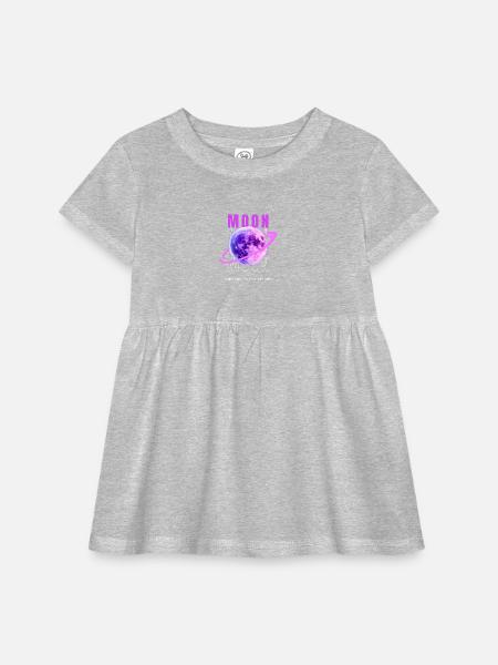 Magical Moonlight T-Shirt with Spiritual Energy - Infant Baby Rib Dress -  - Front
