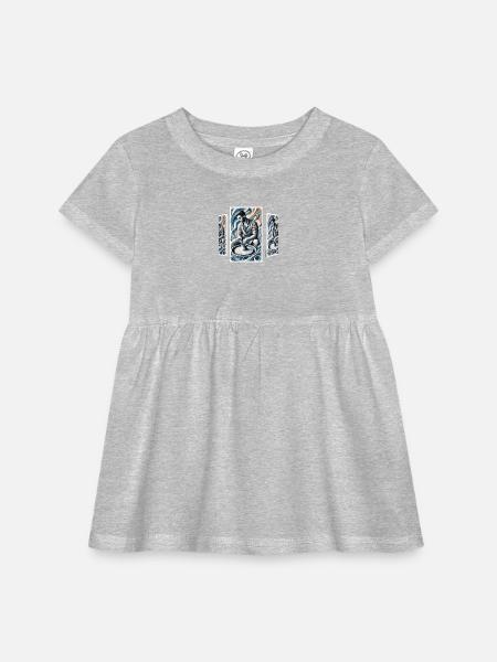 Pottery Artist - Infant Baby Rib Dress -  - Front