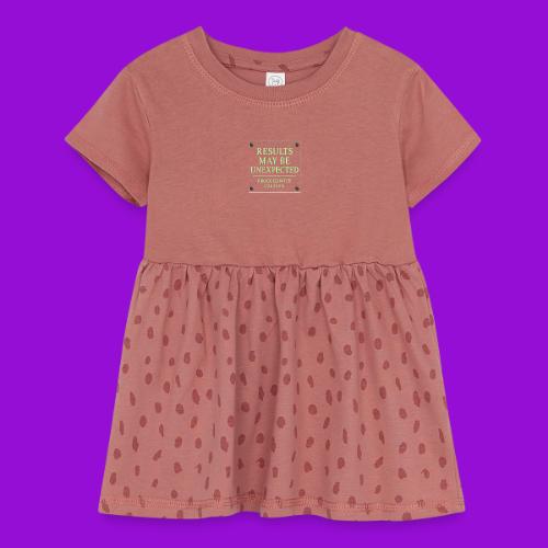 Results May Be Unexpected - Neon Green - Infant Baby Rib Dress