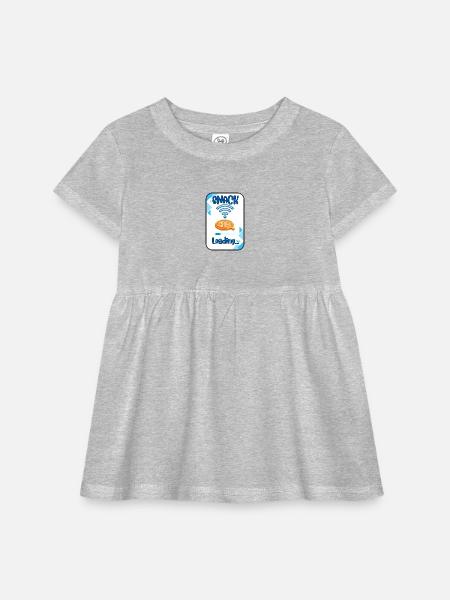Snack Loading… - Infant Baby Rib Dress -  - Front