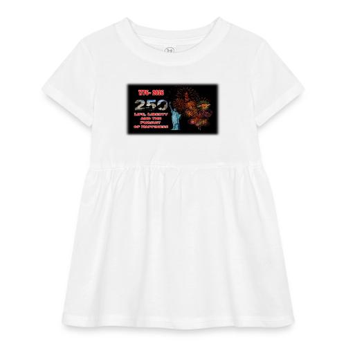 1776 - 2026 - 250 Years USA | Fireworks - Infant Baby Rib Dress