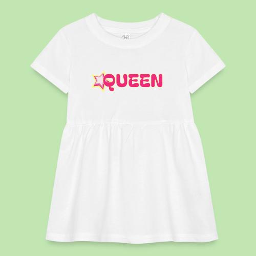 queen high resolution logo transparent 1 - Infant Baby Rib Dress