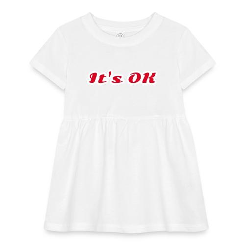 It’s OK Statement - Infant Baby Rib Dress