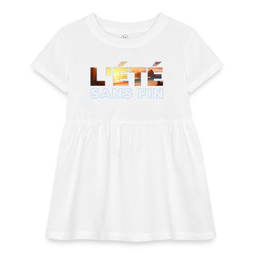 Golden Summer Atmosphere - Infant Baby Rib Dress