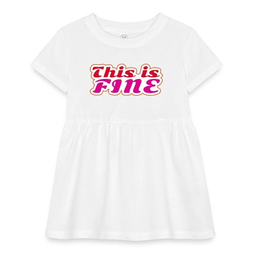 This Is Fine - Infant Baby Rib Dress