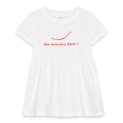A smile, please! - Infant Baby Rib Dress