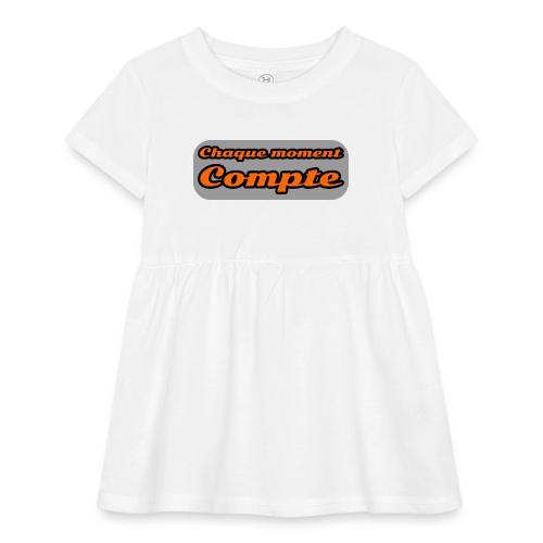 Every moment counts - Infant Baby Rib Dress