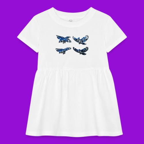 Silver Blue Jay Flight Stages - Infant Baby Rib Dress