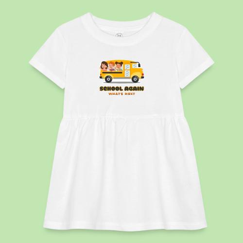 first day of school outfit- school again - Infant Baby Rib Dress