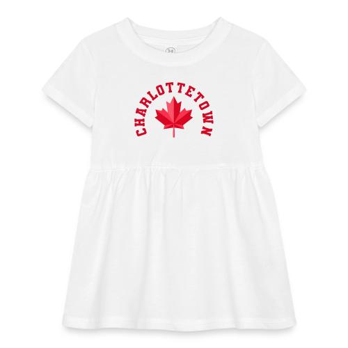 Charlottetown with maple leaf - Infant Baby Rib Dress