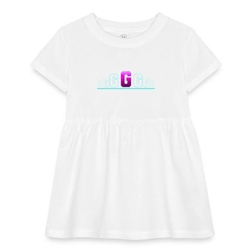 Letter G – Capital Varsity Alphabet Monogram - Infant Baby Rib Dress